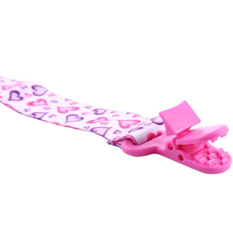 Pixie - Heart Print Pacifier Holder