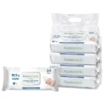Purelements – Natural 99.9% Water Wipes – Pack of 4 – 256pcs