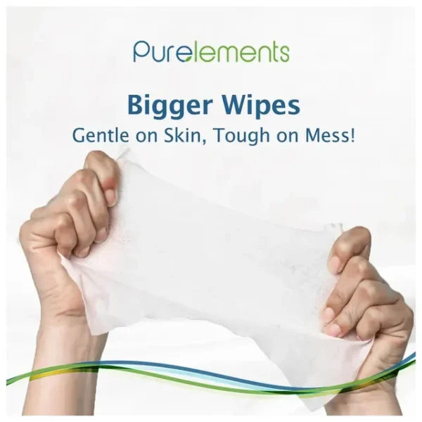 Purelements – Natural 99.9% Water Wipes – Pack of 4 – 256pcs