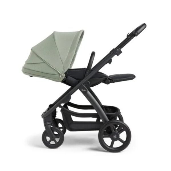 Silver Cross – Tide Stroller, Seat Unit With Carrycot – Sage/Black