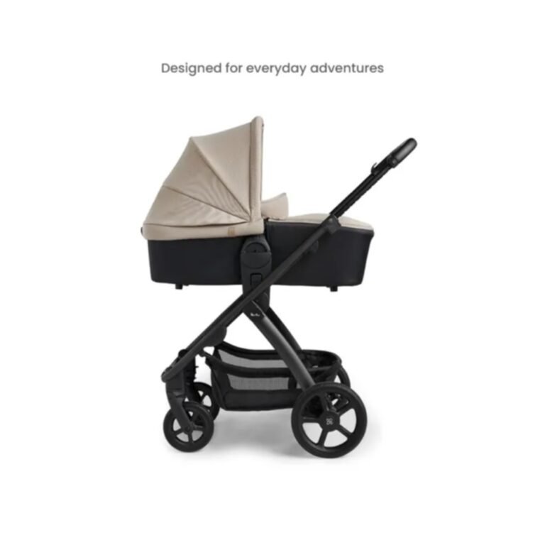 Silver Cross - Tide Stroller, Seat Unit With Carrycot - Stone