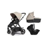 Silver Cross – Tide Stroller, Seat Unit With Carrycot – Stone