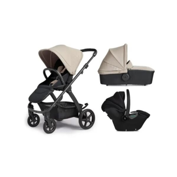 Silver Cross – Tide Stroller, Seat Unit With Carrycot – Stone