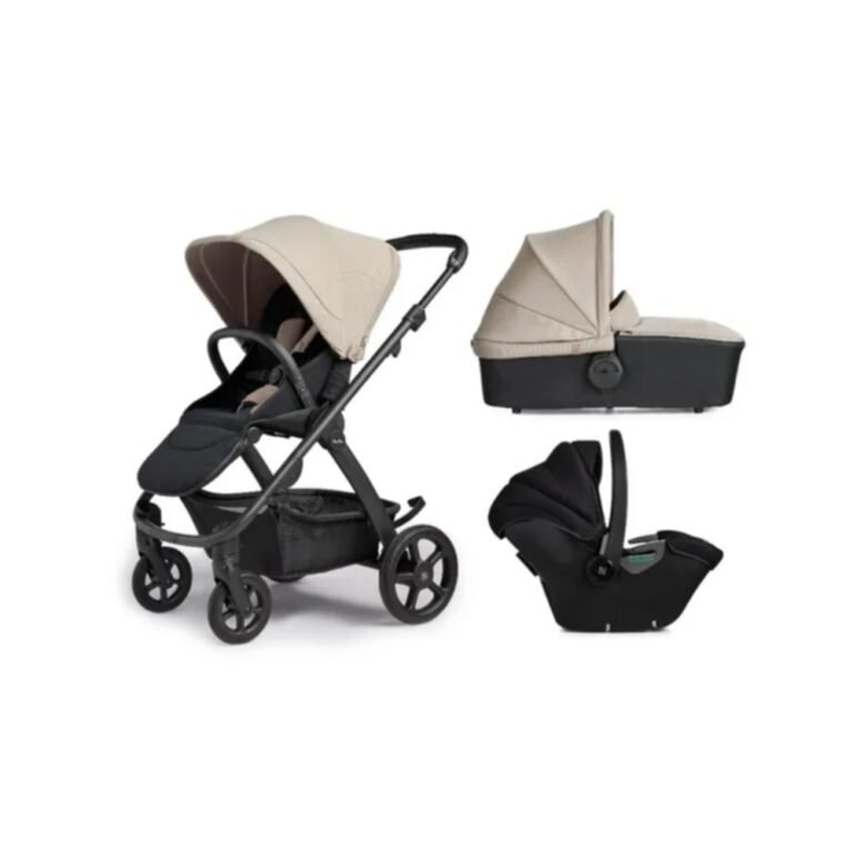 Silver Cross - Tide Stroller, Seat Unit With Carrycot - Stone