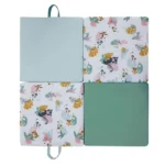 Tineo – 3-in-1 Smart & Fun Playmat, Jungle Buddies – 120 x 120 cm