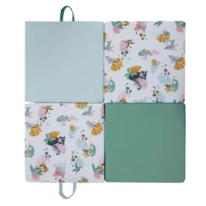 Tineo – 3-in-1 Smart & Fun Playmat, Jungle Buddies – 120 x 120 cm