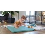 Tineo – 3-in-1 Smart & Fun Playmat, Jungle Buddies – 120 x 120 cm
