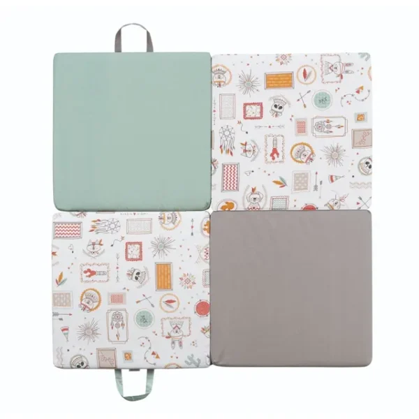 Tineo – 3-in-1 Smart & Fun, Playmat Indian Spirit – 120 x 120 cm