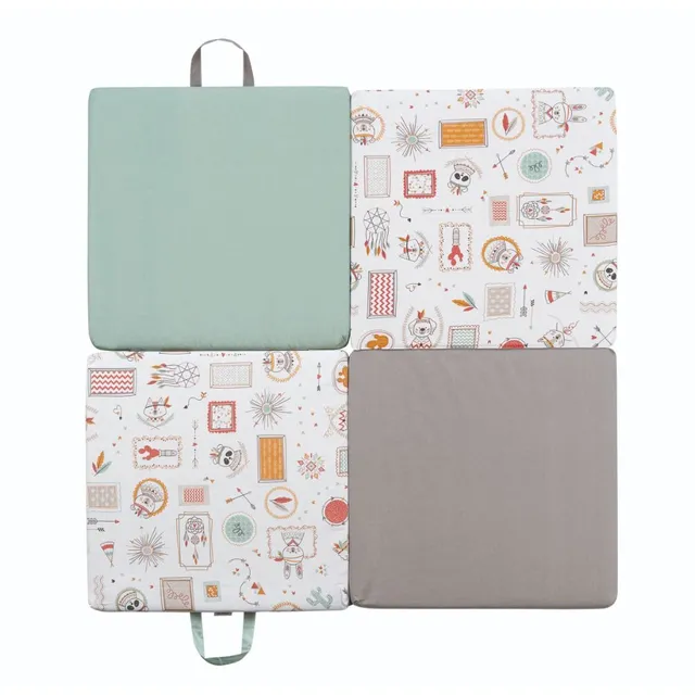 Tineo - 3-in-1 Smart & Fun, Playmat Indian Spirit - 120 x 120 cm