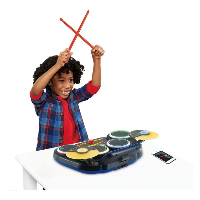 Vtech - Kidi Dj Drums Light Up Kit With Bluetooth® And Audio Port - Multicolour
