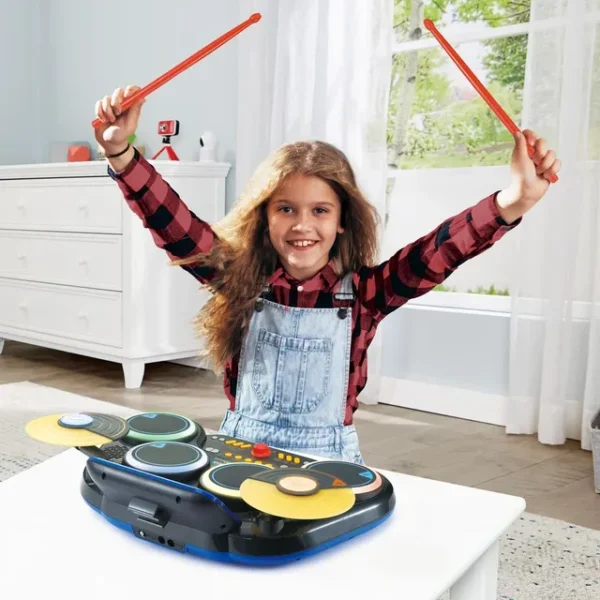 Vtech – Kidi Dj Drums Light Up Kit With Bluetooth® And Audio Port – Multicolour