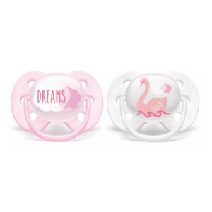 Philips Avent Sthr Sil Soft 0-6M Girl Deco X2
