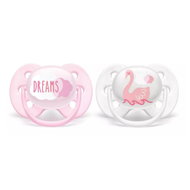Philips Avent Sthr Sil Soft 0-6M Girl Deco X2
