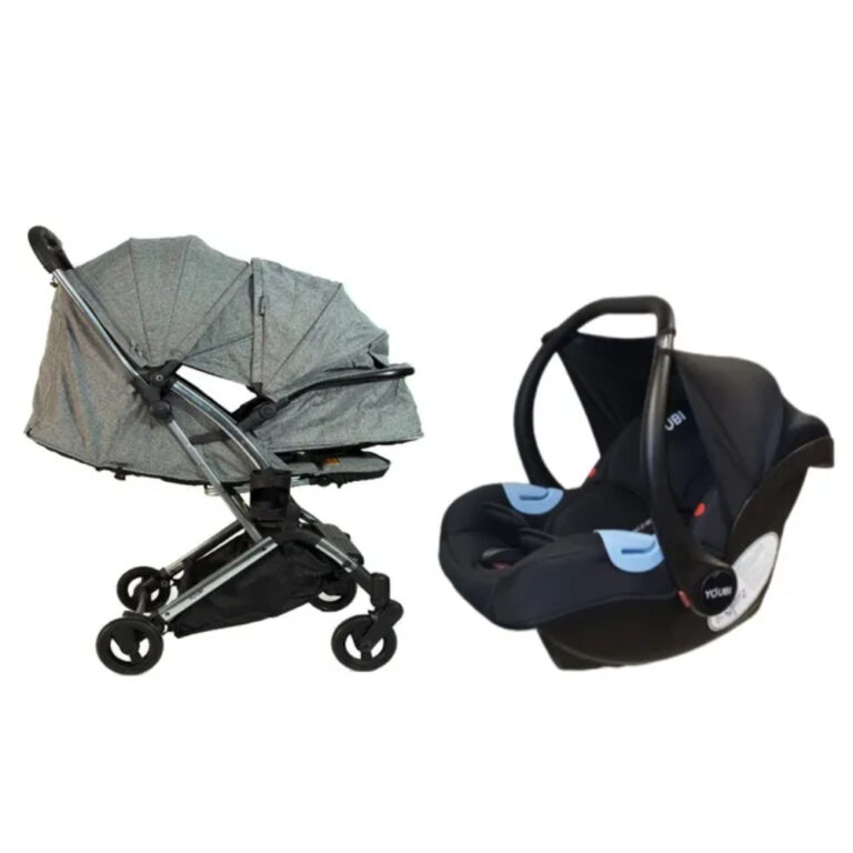 Youbi Toddler German Travel System with New Born Attachment - Black