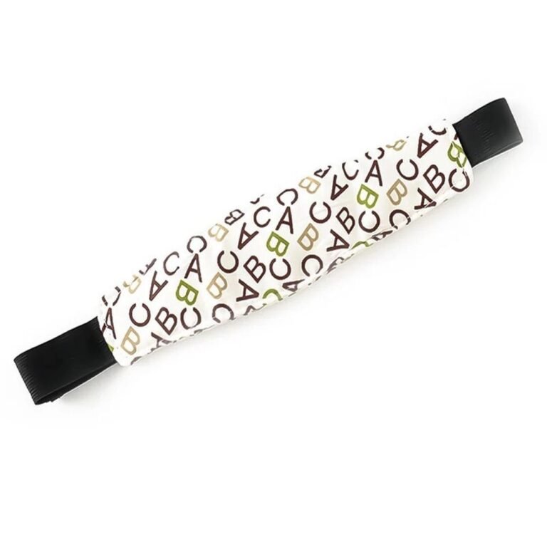 Pikkaboo SafeNap Car Head Support - Brown Alphabet
