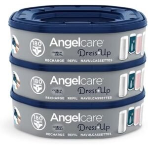 Angelcare - 3 Pack Refill Octagonal - Grey Blue