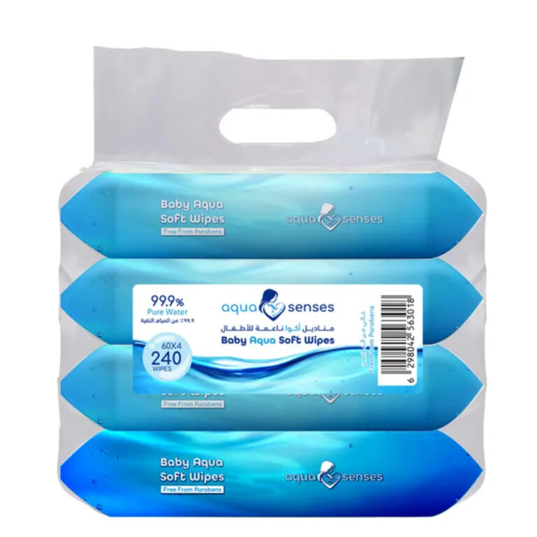 Aqua Senses - Aqua Soft Baby Wipes - Pack of 60 - 240s