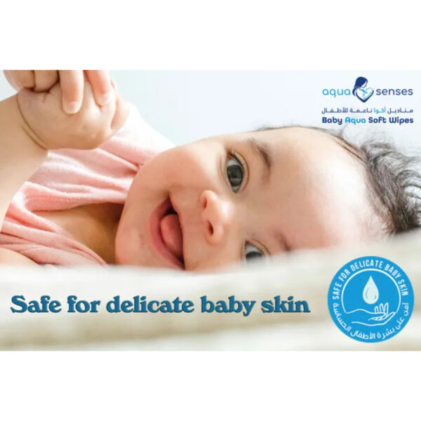 Aqua Senses – Aqua Soft Baby Wipes – Pack of 60 – 540s