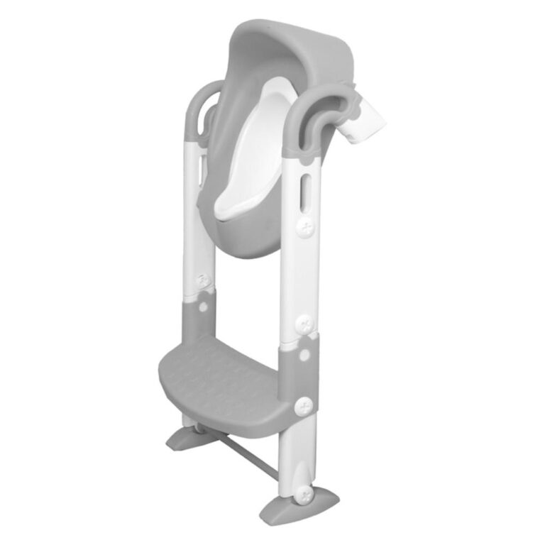 Asalvo - 3 in 1 Toilet Ladder Reducer and potty - Grey