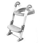 Asalvo – 3 in 1 Toilet Ladder Reducer and potty – Grey