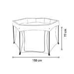 Asalvo – Hexagon Playpen – Luxembourg – Grey