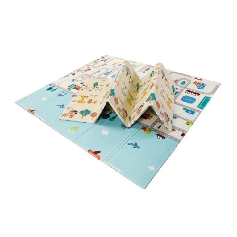 Asalvo - Play Mat 2 in 1 Double Side Foldable XXL - Multicolor