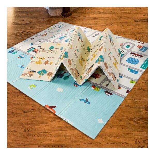 Asalvo – Play Mat 2 in 1 Double Side Foldable XXL – Multicolor