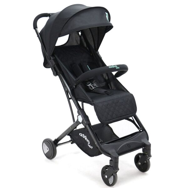 Asalvo – Stroller Travel + Black Aqua