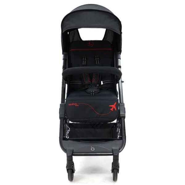 Asalvo – Stroller Travel+ – Black Red