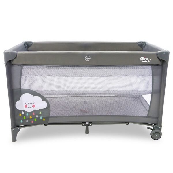 Asalvo – Travel Cot Smooth – Clouds