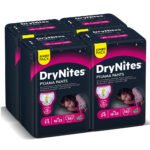 Huggies – Drynites Pyjama Pants, 3-5 Y, Girl, 16-23 Kg – 64 Pants