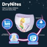 Huggies – Drynites Pyjama Pants, 3-5 Y, Girl, 16-23 Kg – 64 Pants