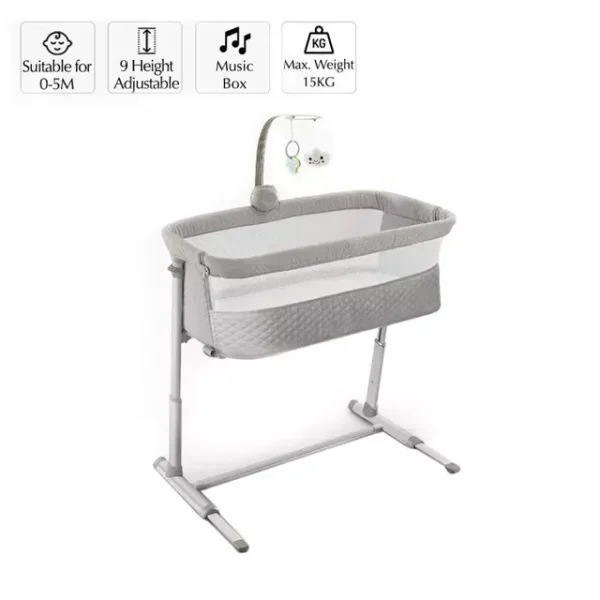 Bumble & Bird – Adjustable Bedside Bassinet & Crib