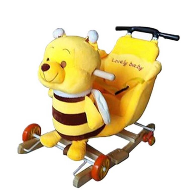 Lovely Baby - Rocking Bear Rideon - Yellow