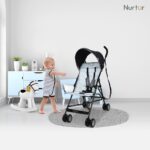 Nurtur Rex Buggy Stroller Multicolor Lightweight Stroller with Compact Fold – Light Blue