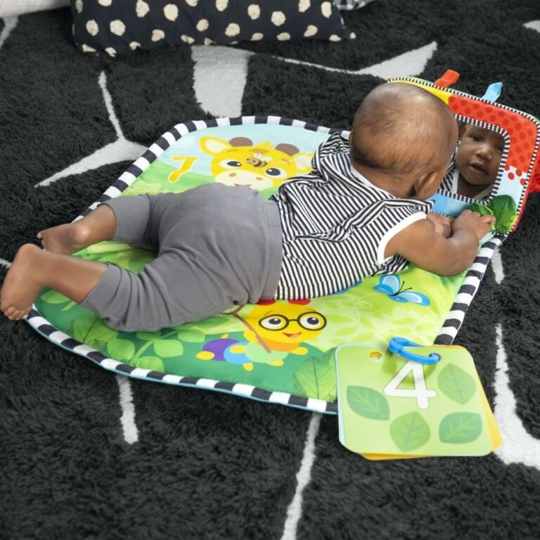 Baby Einstein - Discovery Garden Tummy Time Mat & Mirror