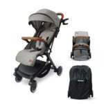 Babydoes – Esmio Travel Lite Shock Proof Baby Stroller (Up to 20 kg) – Grey