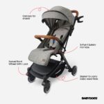 Babydoes – Esmio Travel Lite Shock Proof Baby Stroller (Up to 20 kg) – Grey