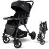 Babydoes – Maltoz Baby Stroller with 5-Point Harness (Up to 20 kg) – Black