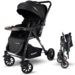 Babydoes – Maltoz Baby Stroller with 5-Point Harness (Up to 20 kg) – Black