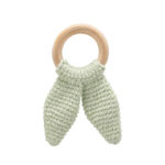 Babyjem – Amigurumi Wooden Ring Teether – Green