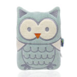 Babyjem – Cherry Seeds Filled Velvet Colic Pillow Owl – Green 0 Months+