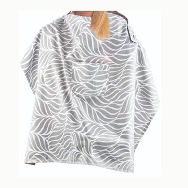 Babyjem - Nursing Apron With Pocket - Grey