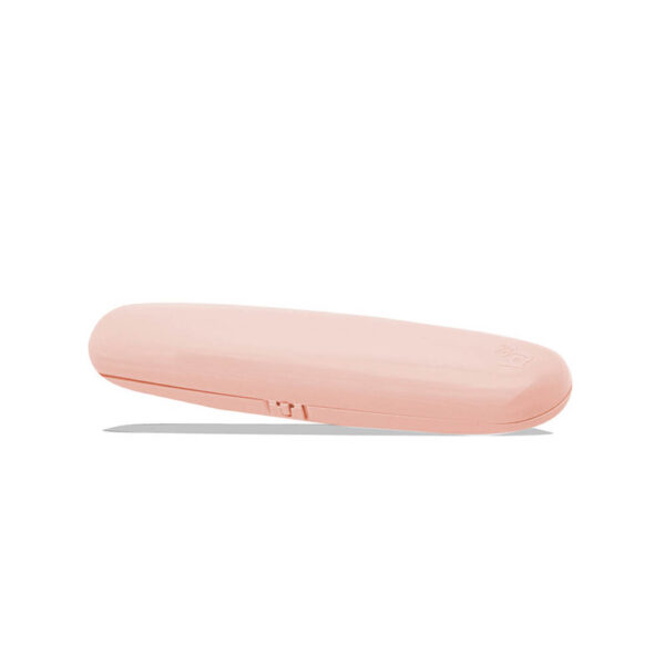Babyjem – Plastic Fork & Spoon Travel Case Rose Color 6 Months+