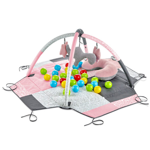 Babyjem – Play Mat With Balls Rose Color 0 Months+