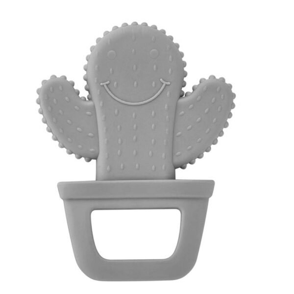 Babyjem – Teether Cactus – Grey 3 Months +