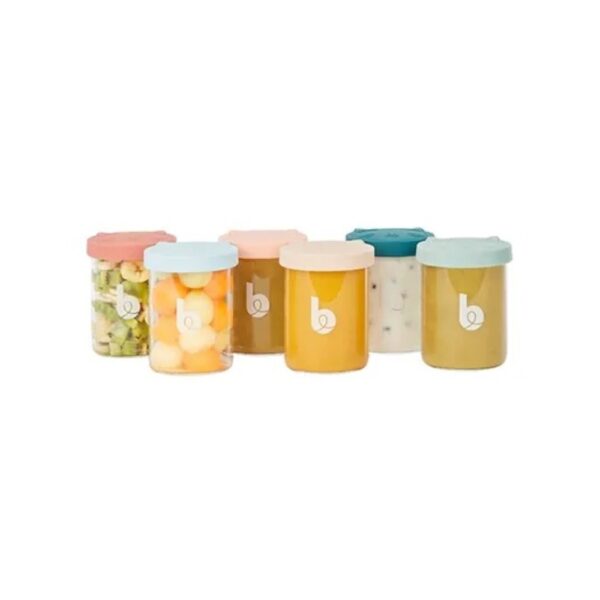 Babymoov – ISY Superior Glass Baby Food Storage Containers Set of 6 – 250ml