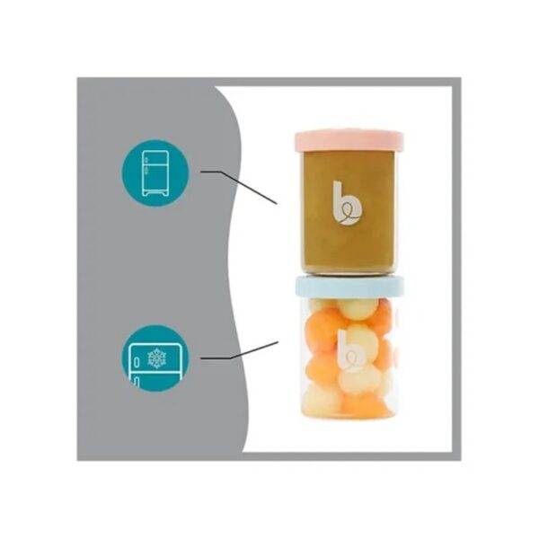 Babymoov – ISY Superior Glass Baby Food Storage Containers Set of 6 – 250ml