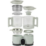 Babymoov – Nutribaby Glass 4 In 1 Eco Food Station – Celadon Green