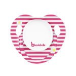 Badabulle – Babygirl Physiological Soother – 2pcs – Silicone Girl Mariniere